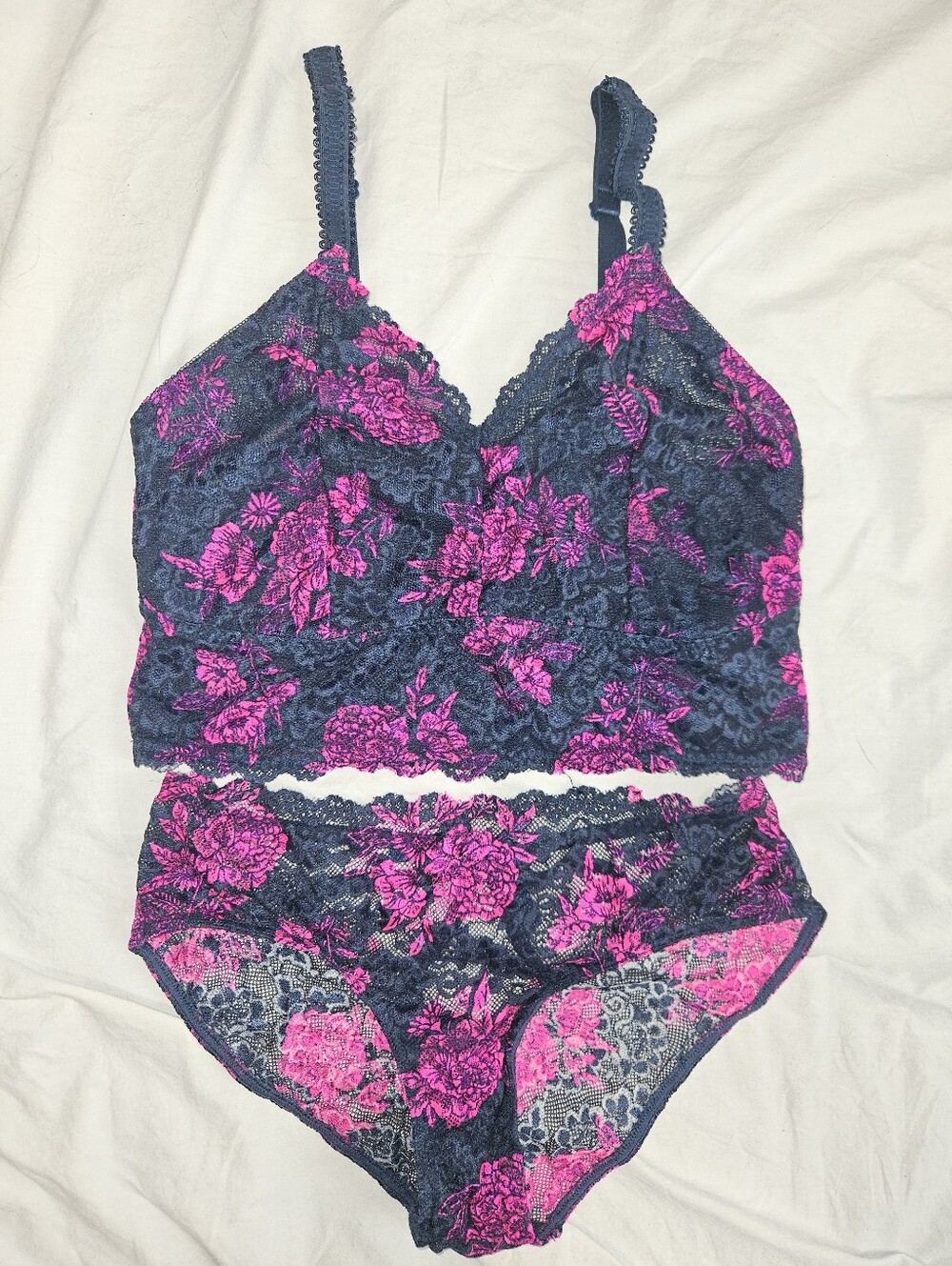 🩷 Torrid Lace Bralette & Matching Panty Set | Size 0 (L) | Never Worn